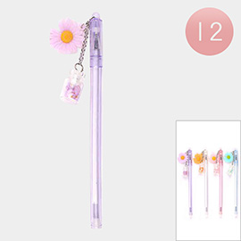 12PCS - Daisy Flower Ball Pens
