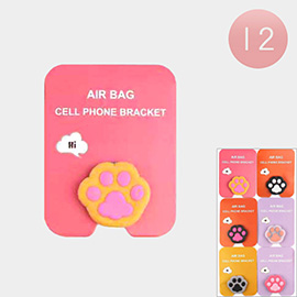12PCS - Paw Air Bag Cell Phone Brackets