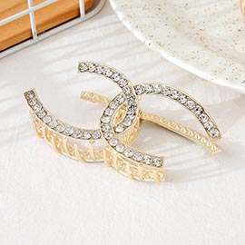 Stone Embellished Hair Claw Clip