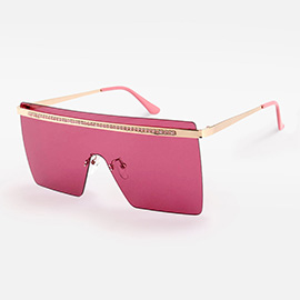 Rhinestone Embellished Sunglasses