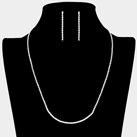 Basic Rhinestone Necklace