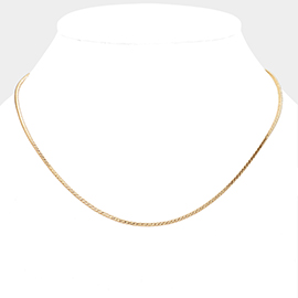 Brass Metal Chain Necklace