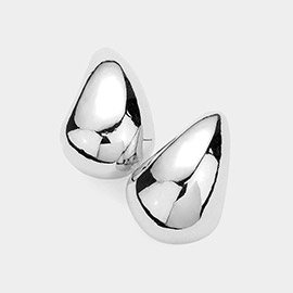 SECRET BOX_Sterling Silver Dipped Hypoallergenic Metal Teardrop Earrings