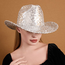 Bling Sequin Cowboy Western Hat 