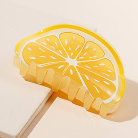 Lemon Hair Claw Clip