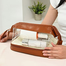 Multifunctional Transparent Makeup Pouch Bag