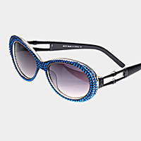 Crystal embellished sunglasses