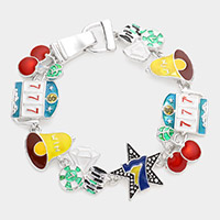 Casino Theme Magnetic Bracelet