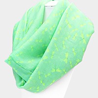 Dragonfly Polyester Infinity Spring Scarf