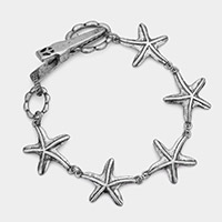 Vintage Starfish Clip Bracelet