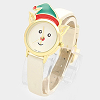 Rudolph Dial with Christmas Hat Watch