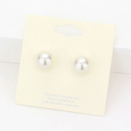 10mm Pearl stud earrings