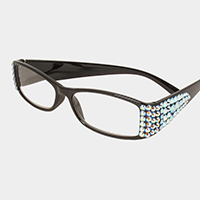 Crystal embellished reading glasses