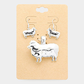 Sheep Magnetic Pendant Set