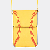 Softball/Baseball Touch View Cell Phone Cross Bag