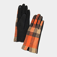 Plaid Smart Gloves