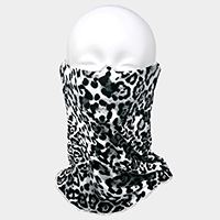 Leopard Print Seamless Face Tube Mask / Scarf