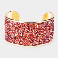 Glitter Cuff Bracelet