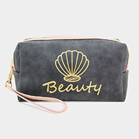 Shell Point Beauty Cosmetic Pouch Bag