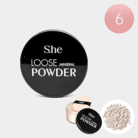 6PCS - Pearl Luminizer Loose Mineral Powders