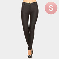 Classic Solid Pull Up Style Skinny Jeggings