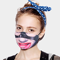 Robber Print Cotton Fashion Mask
