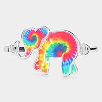 Tie Dye Elephant Hook Bracelet