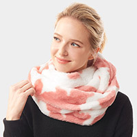 Cow Patterned Infinity Scarf