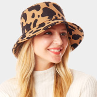 Cow Patterned Bucket Hat