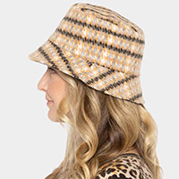 Plaid Check Patterned Bucket Hat