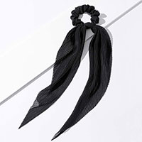 2PCS - linear Solid Pony Hair Band / Scarf