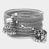 Boho Metal Coil Bracelet