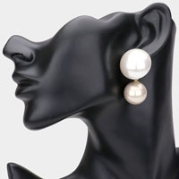 Pearl Link Dangle Dangle Earrings