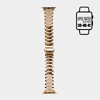 Rhinestone Embellished Metal Apple Watch Band