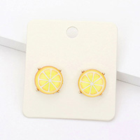 Lemon Stud Earrings