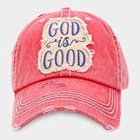 GOD is GOOD Message Vintage Baseball Cap