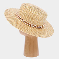 Chain Band Straw Sun Hat