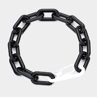 Resin Open Oval Link Bracelet