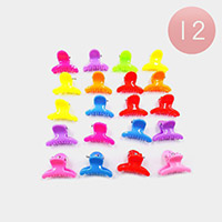 12 SET OF 20 - Mini Claw Clips