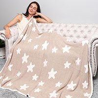Star Patterned Throw Blanket