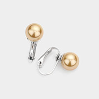 10mm Pearl Clip On Earrings