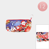 12PCS - Christmas Santa Claus Pouch Bags