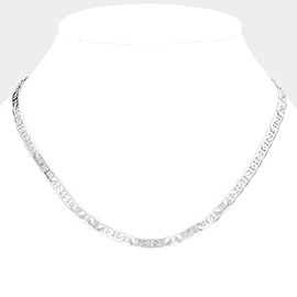 Metal Chain Link Necklace