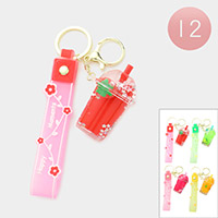 12PCS - Smoothie Drink Keychains