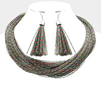 String Multi Layered Necklace