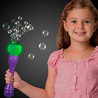 LED Light Up Flash Bubble Toy