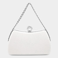 Pearl Pointed Evening Tote / Crossbody Bag
