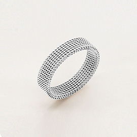 Mesh Chain Stainless Steel Ring