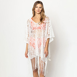 Lace Cover Up Poncho