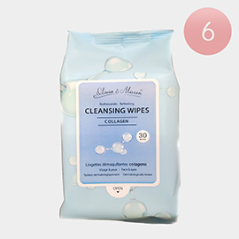 6PCS - Collagen Cleansing Wipes
